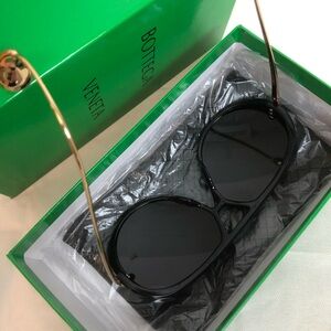 Bottega Veneta Black Sunglasses
